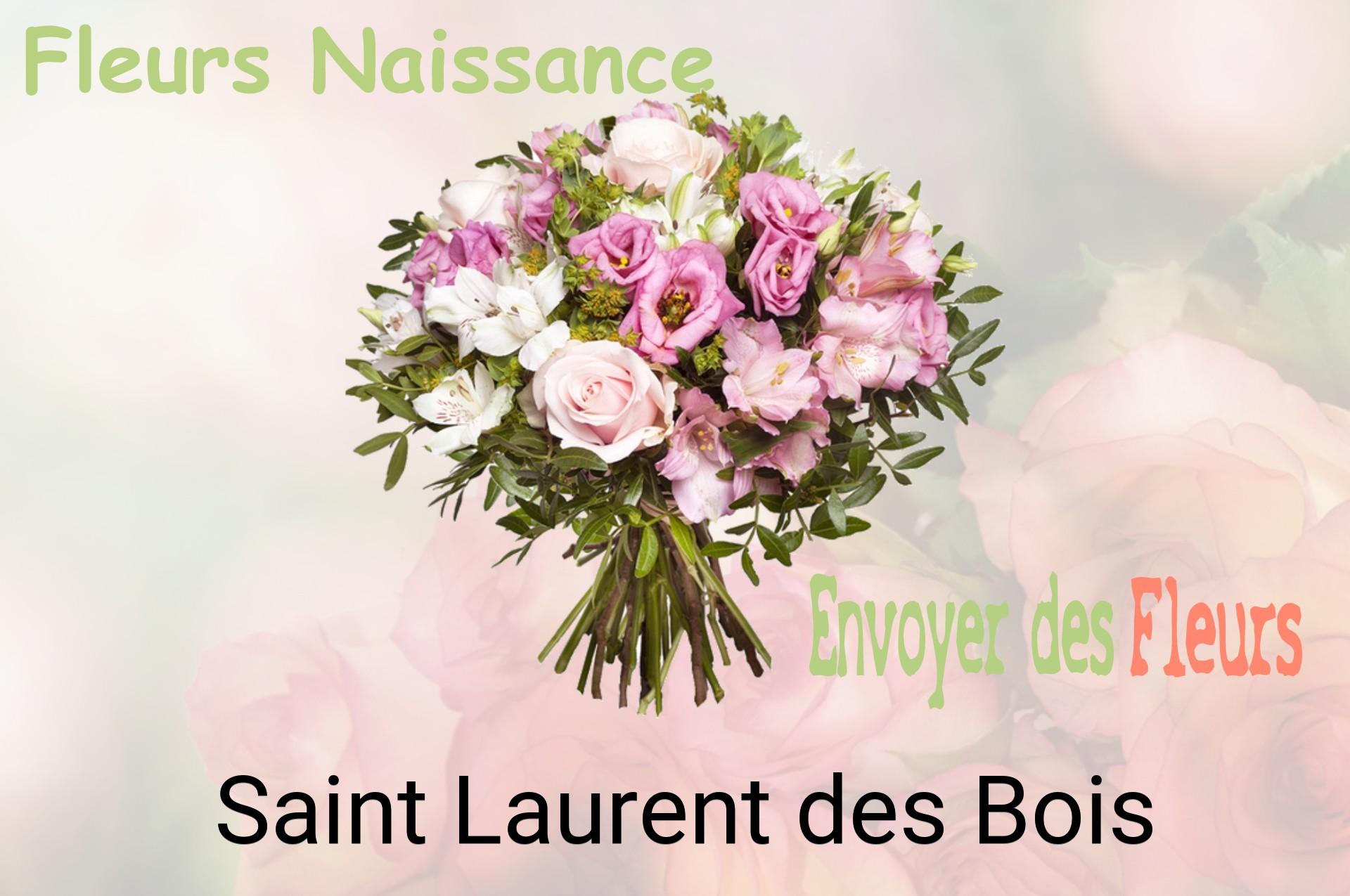 Bouquet de fleurs de naissance livré à Saint-Laurent-des-Bois